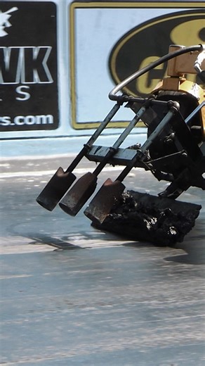 221K views · 1.7K reactions | Did you know that drag racing track crews actually spend time removing rubber from the surface? Excessive rubber on the racing surface can actually hinder a drag cars performance. #PoweredByScience #HotShotsSecretMotorsports #HotShotsSecret #dragracing #trackprep #rubber #racing | Hot Shot's Secret | Facebook