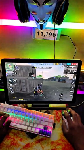 FreeFire Keyboard And Mouse On Mobile TabA9+ 5g #ff#ffshorts#freefire