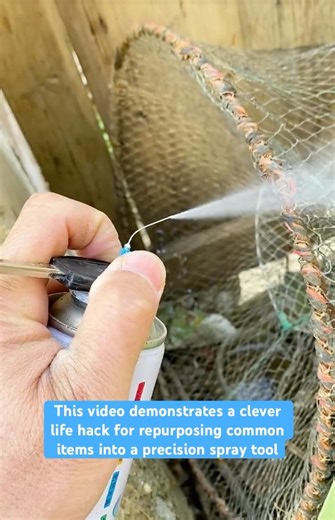 Turn Your Spray Can into a Precision Applicator #DIYHack #LifeHacks #ToolModification #SprayPaint