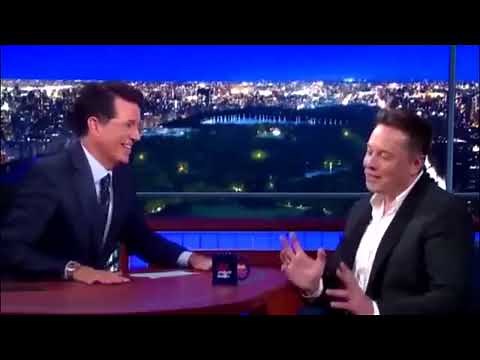 Elon Musk Stephen Colbert Full Interview 1080p