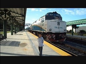 Tri Rail Train Ride West Palm Beach Florida
