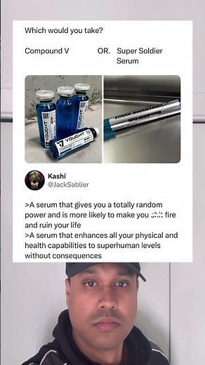 Which Serum Would You Take, Compound V Or Super Soldier 💉 #theboys