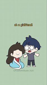 71K views · 17K reactions | Oh a gf! Credits Audio : @davidattenborough --- Check out our online store at https://puddleartstudio.com/en-myr/ For cute merch! --- © PuddleArtStudio 2025. All rights reserved. This video and its contents are protected by copyright law. Unauthorized reproduction, distribution, or use of this content is prohibited --- #puddleart #puddleartstudio #couple | Puddleart studio | Facebook