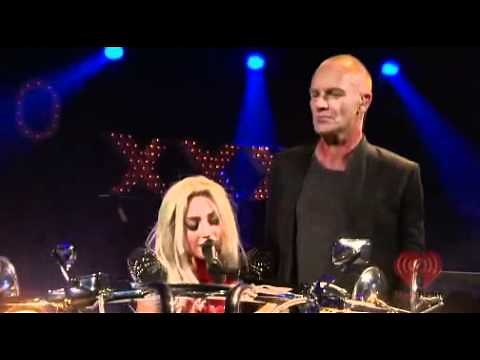 Lady Gaga Sting Stand By Me (Live At iHeartRadio 2011).wmv