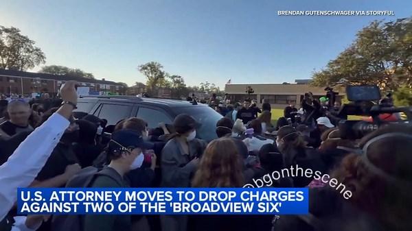 US attorney files motion to dismiss charges against 2 of 'Broadview Six' defendants, Catherine Sharp and Joselyn Walsh