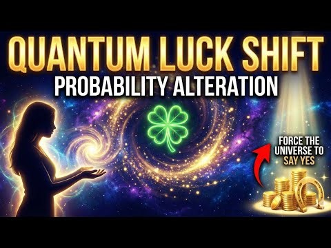 QUANTUM LUCK SHIFT 🍀 Probability Alteration Morphic Field | Force The Universe to Say "YES