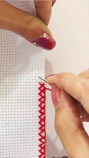 #fbreels #learning #sewing #crossstitch #tip #beginning #cross #handmade #crossfit #crossfit #crossstitching | Diana y Roma Video