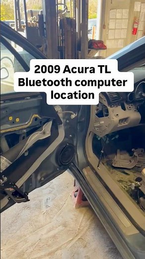 2009 Acura TL Bluetooth computer hands free control module Hft unit part 39770-TK4-A01 location