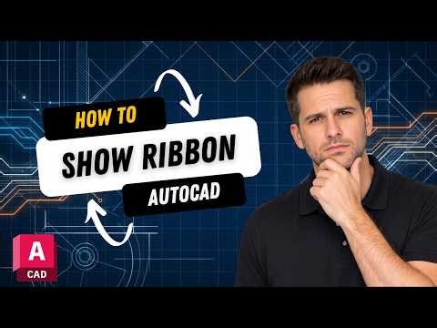 How to Bring Back Ribbon in AutoCAD (2026 Updated)