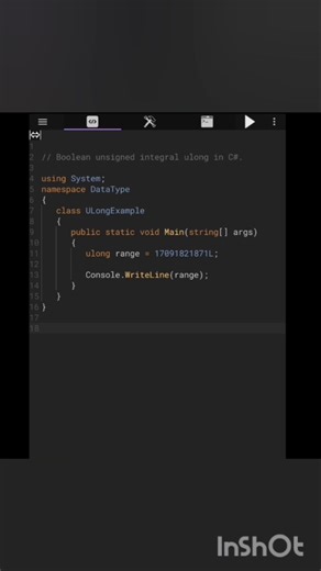 Boolean unsigned integral ulong in C#.#csharp #programming #javascript #coding #java #css #js #code