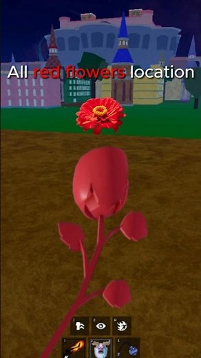 Where can red flowers be found (Blox fruit)?