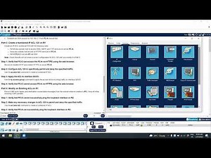 8.6.5 Packet Tracer – Configure IP ACLs to Mitigate Attacks Answers