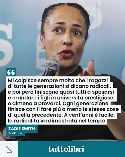 Zadie SMITH al SALONE del LIBRO: "La RADICALITÀ va dimostrata nel tempo"