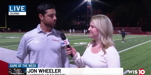 Talking with Hammond head coach John Wheeler