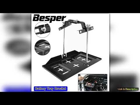 Universal 27cm Battery Tray Bracket Storage Battery Holder Tray Mount Hold Down Clamp Bracket Kit