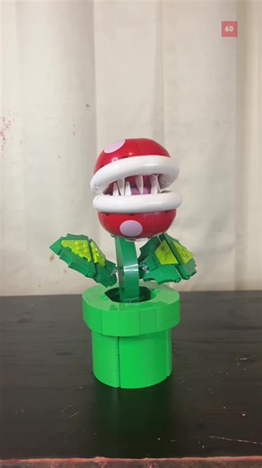 Lego Piranha Plant Easter Egg #lego #shorts