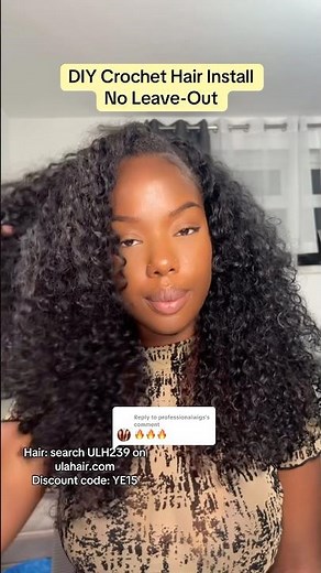 DIY Crochet Human Hair Install with No Leave-Out!