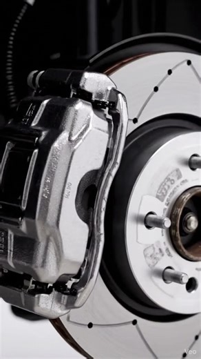How the caliper react with applying brake #car #brakesystem #android