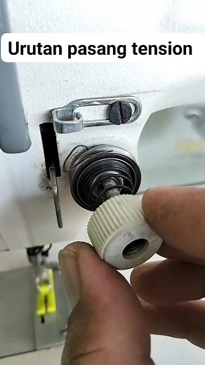 Urutan pasang tension #tips #edukasi #tutorial #fyp | Muhammad Tohir