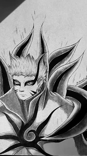How to Draw Naruto in Baryon Mode | Art Tutorial