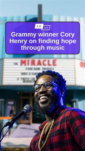 LAist on Instagram: ""I have supreme faith in God to carry us through." — 2025 Grammy winner Cory Henry opens up about finding hope in faith and music during dark times. He's traded the touring circuit for something deeper, a monthly residency called “The Church Experience” at Inglewood's Miracle Theater. It's part concert, part church service and part neighborhood block party. You can see it this Sunday, Sept. 28. 🎥 Austin Cross, Brandon Killman"