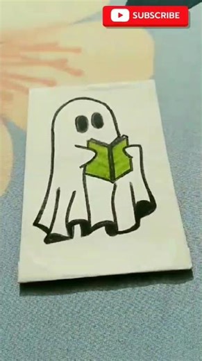 Ghost Bookmark #bookmarkcraft #shortsvideo #shorts #ytshorts #youtube