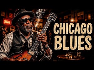 Chicago Blues - Smooth Jazz Blues & Slow Blues Guitar for Night Relaxation | Deep Soulful Vibes