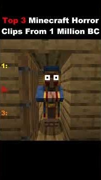 Top 3 Minecraft Horror Clips From 1 Million BC