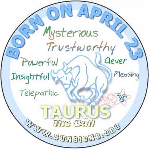 April 23 Zodiac Horoscope Birthday Personality