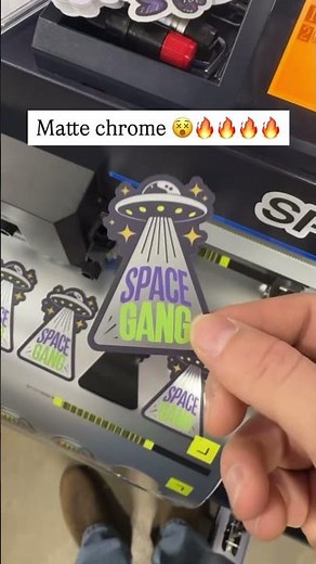 Matte Chrome Stickers 😵