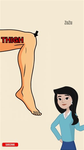 Parts of the Leg🦵🏻 l Leg Vocabulary l #shorts