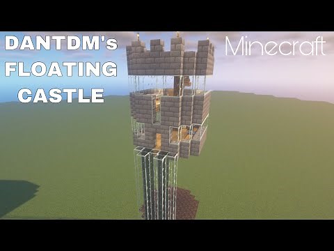 How to build DanTDM's Minecraft Hardcore Floating Castle in Minecraft! [Version 1] | CrystalizedSP