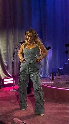 Hilary Duff performs the ICONIC With Love choreo