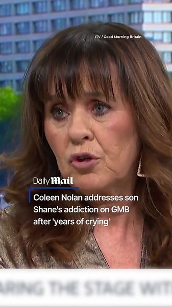 'After years of crying' Coleen Nolan speaks out over son's drug addiction