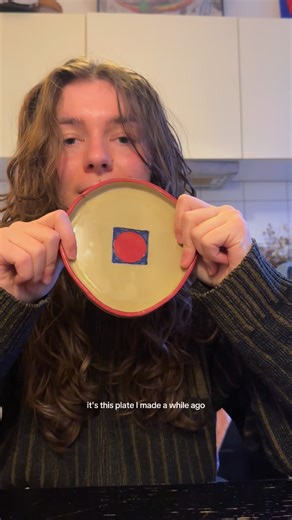 Philine Sonny on Instagram: "The backstory of the Virgin Lake artwork! It’s a plate! The scan makes it a bit hard to see but did anybody know what it was when I posted the album artwork? Anyway I love it, I love that I didn‘t make it for it to be the artwork but it just happened naturally. The shapes and colours open up so many more possibilities for design ideas and obviously the vinyl design is based off of the plate (it turned out so cool)! After I’d decided on the album artwork we had to mak