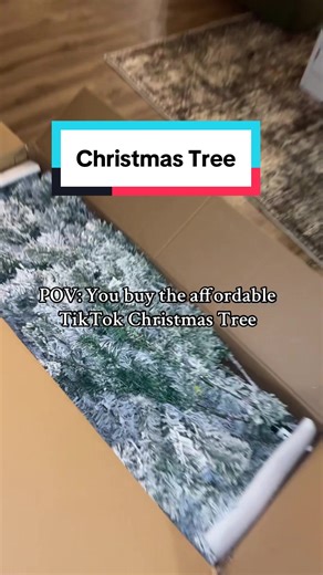 Affordable prelit Christmas Tree with light changing remote! #christmastree