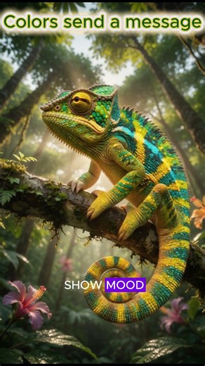 Chameleon - This Lizard Changes Color Like Magic