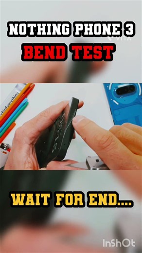 NOTHING PHONE 3 BEND TEST HONEST PHONE REVIEW WAIT FOR END #SMARTPHONE #BENDTEST