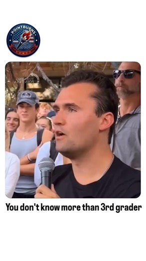 You don't know more than a 3rd grader #america #charliekirk #debate #politics #usa
