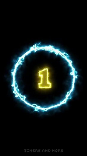 10 Second Electric Countdown Timer | Voice 🔊 Numbers