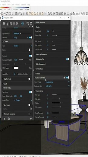 Sketchup vray advanced #realistic_sketch
