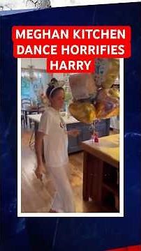 Meghan Markle's bizarre kitchen dance in plastic tiara horrifies Prince Harry as he groans "oh dear"