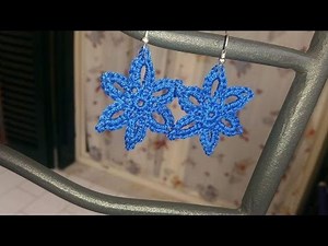 Tutorial orecchini uncinetto a forma di stella