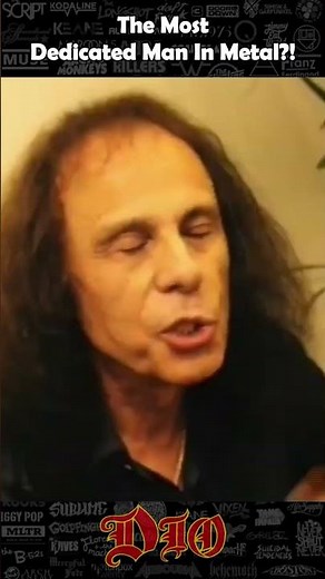 DIO: The Most Dedicated Man In Metal?! #ronniejamesdio #dio #heavymetal #rocknroll