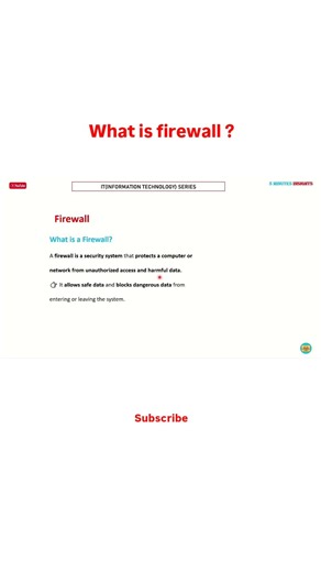 what is fire wall in hindi/ firewall kya hota #firewall #cybersecurity #networksecurity #ccna #it