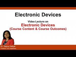 L0 | Course Content and Course Outcomes || Electronic Devices (AKTU)