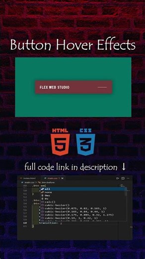 Button Hover Effects In HTML and CSS