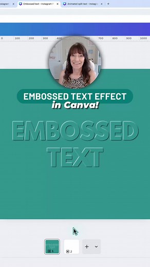 Create Embossed Text in Canva with Simple Steps