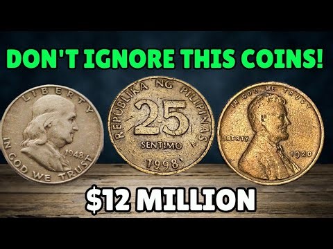 From pocket change to treasure — rare half dollar, wheat penny, and 25 sentimo!