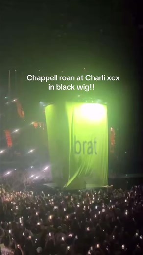 Chappell Roan at Charli XCX: Bold Performance in Black Wig